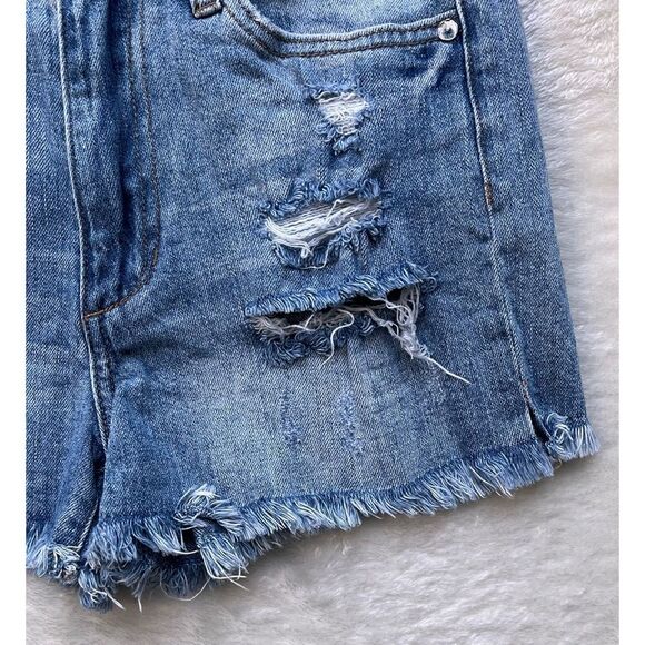 Joe’s Jeans Kiernan Distressed High Rise Cutoff Short, Size 26 - Picture 9 of 16